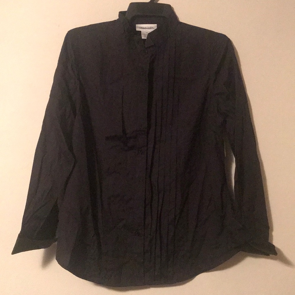 New Size 16 Chadwick’s Black Blouse